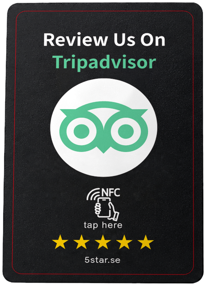 NFC-recensionskort Tripadvisor